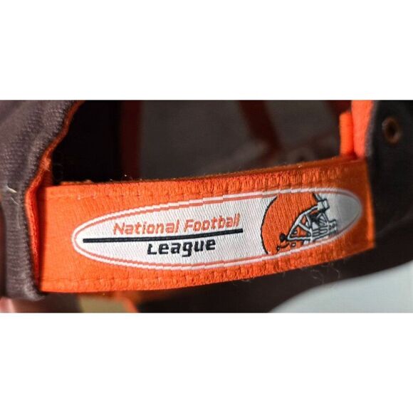 Cleveland Browns NFL Adjustable Cap OSFM Brown & Orange 100% Cotton Embroidered - Picture 6 of 8